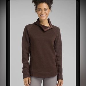 prAna Brandie Wool Blend Sweater S Brown